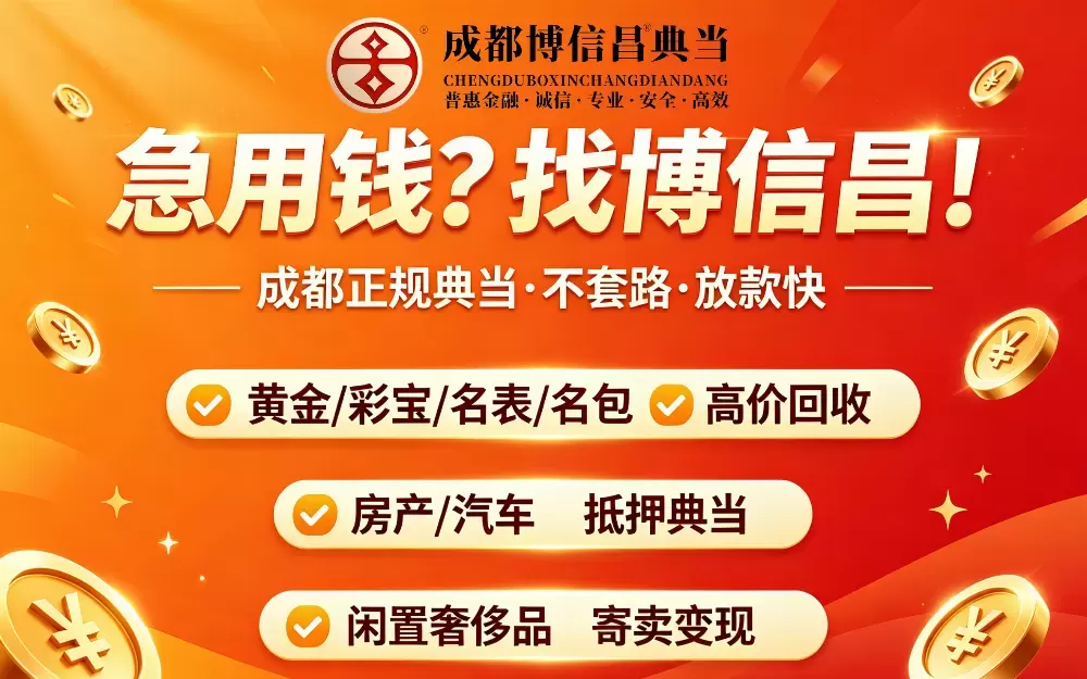 2026年，备受成都本地人推介的典当行||成都彩宝名表典当攻略｜博信昌当铺||正规渠道，高价变现不踩坑