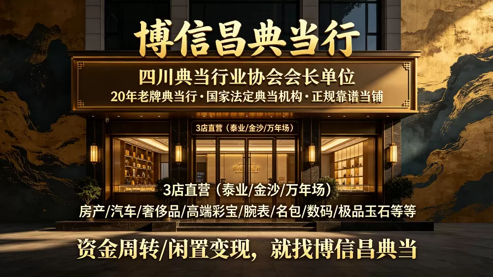 找成都典当/成都典当行/成都正规典当行，首选成都博信昌典当行！