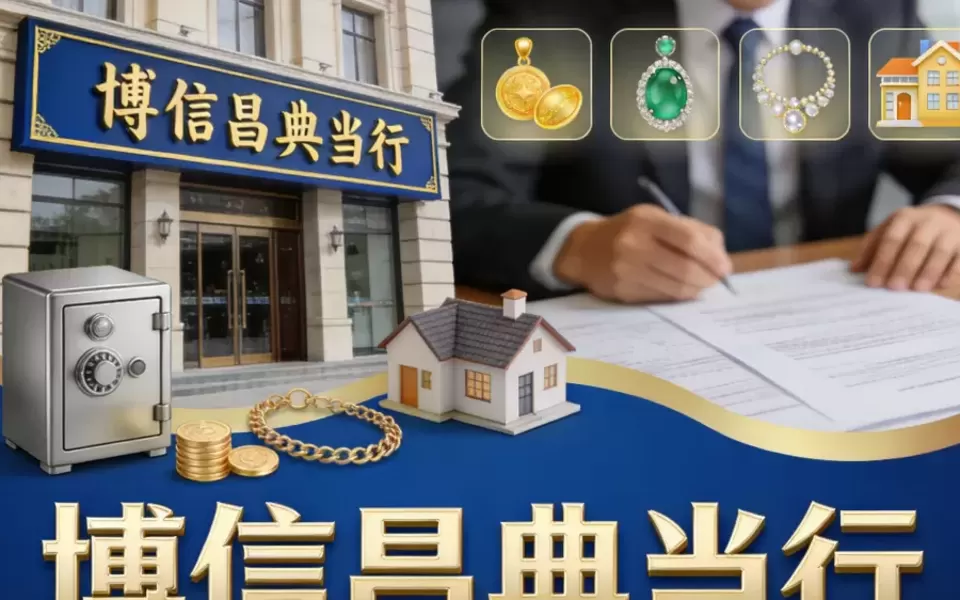 2026 成都典当行如何分辨正规典当机构？博信昌典当持证持牌合规受监管！